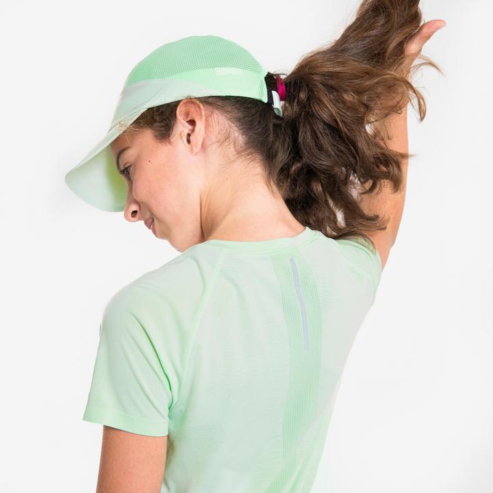 Image du produit Kiprun Tee-shirt running sans couture Fille - Run 900 Light vert clair (146)