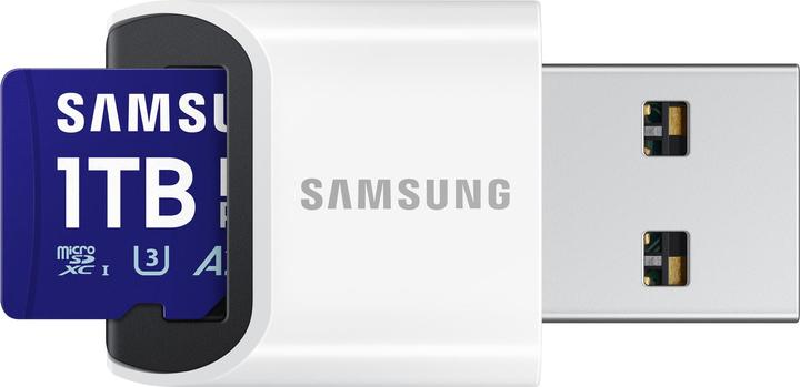 Image du produit Samsung PRO Plus avec lecteur de carte USB (1000 Go, microSDXC, U3, UHS-I)