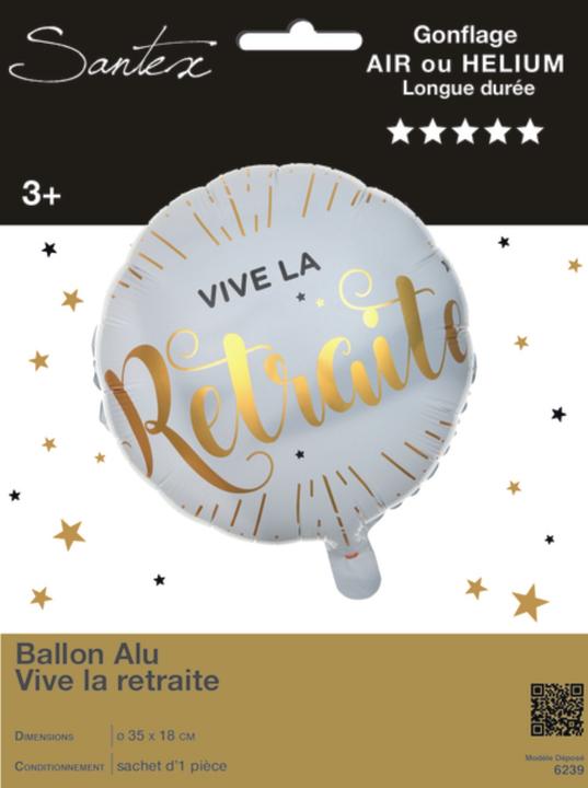 Produktbild Santex Folienballon Vive la retraite