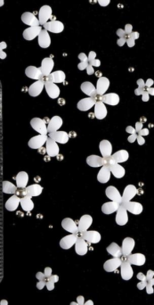 Immagine prodotto Nagellack24 Fiore di strass (Argento)