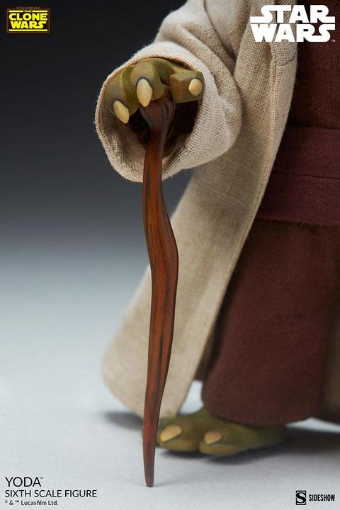 Produktbild Sideshow Star Wars The Clone Wars figurine 1/6 Yoda 14 cm
