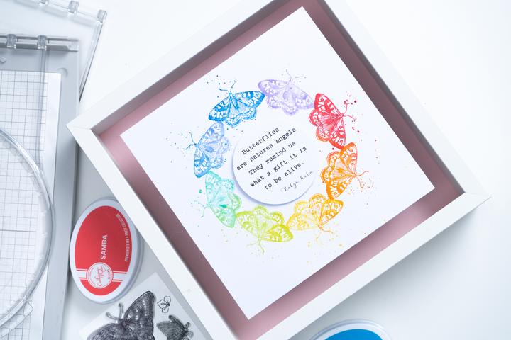 Immagine prodotto Sizzix Set di francobolli trasparenti "Farfalle della natura