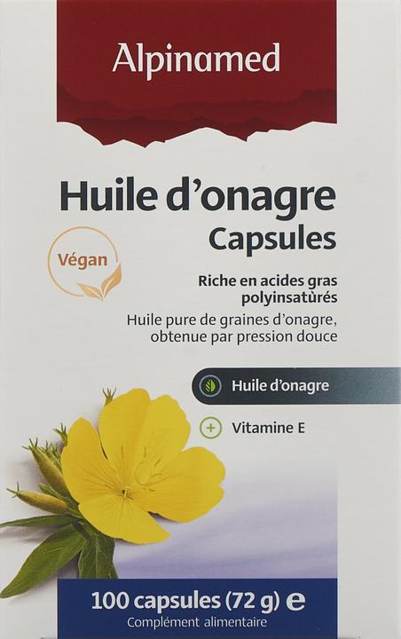 Actual product image Alpinamed Evening primrose oil (100 Piece, Capsules, 112 g)