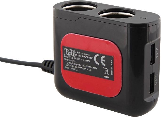 Produktbild T'nB 2-USB Ladeadapter+ DIN Norm Anschluss
