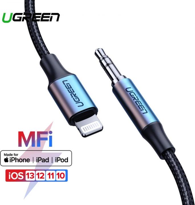 Produktbild Ugreen Audioadapter to 3.5mm (1 m, 3.5mm Klinke (AUX))