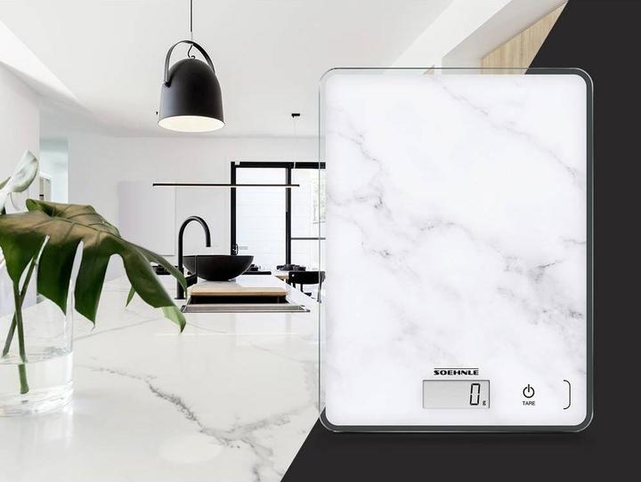 Actual product image Soehnle Digital Kitchen Scale Page Compact 300 Marble