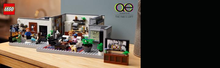 Image du produit LEGO Queer Eye – Le loft des Fab 5 (10291, LEGO Creator Expert, LEGO difficiles à trouver)