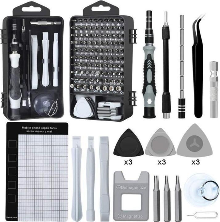 Immagine prodotto Apfelkiste Kit professionale per la riparazione di smartphone - cacciavite e strumento di apertura con scatola