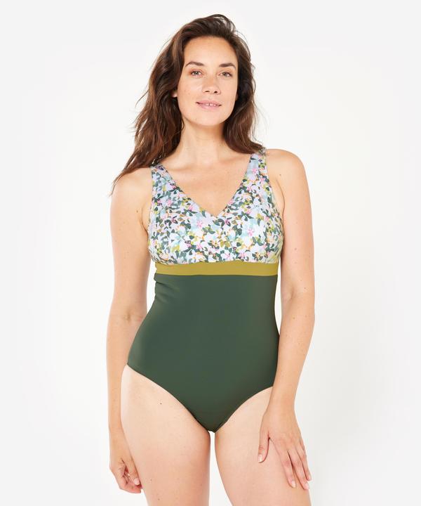 Image du produit Nabaiji Maillot de bain 1 pièce forte poitrine natation Femme - Mia all mini vert (48, 50)