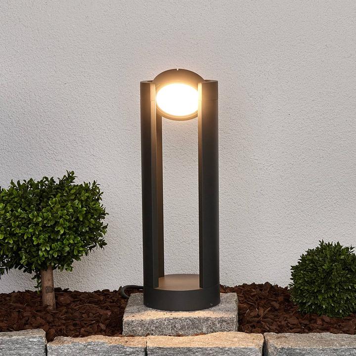 Image du produit Lucande Dylen Short LED Extérieur Jardin Lumière IP65 Graphite (IP65)