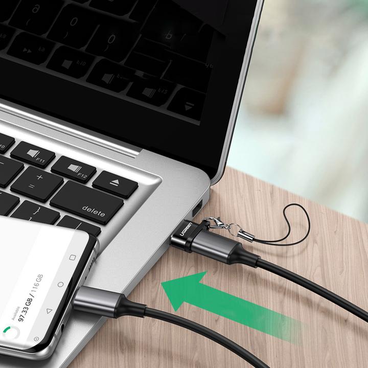 Productafbeelding Ugreen USB-C naar USB-A 2.0 bluetooth adapter (zwart) (USB 2.0, USB 3.1)