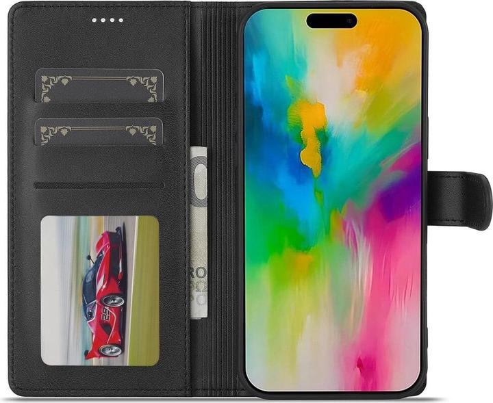 Produktbild LC.Imeeke iPhone 16 Pro Max - Leder Etui Hülle (Apple iPhone 16 Pro Max)