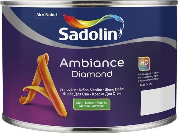 Actual product image Sadolin Paint Ambiance Diamond Bw 0.5l (DIAMOND BW, 500 ml)