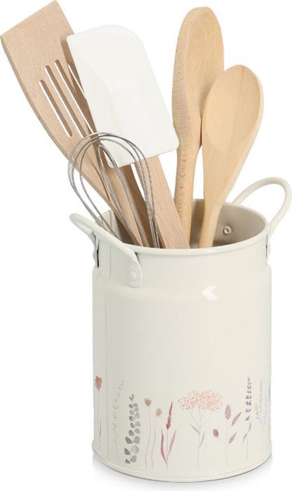 Produktbild Zeller Present Utensillienhalter Flowers Metall ø 11x15.5 cm