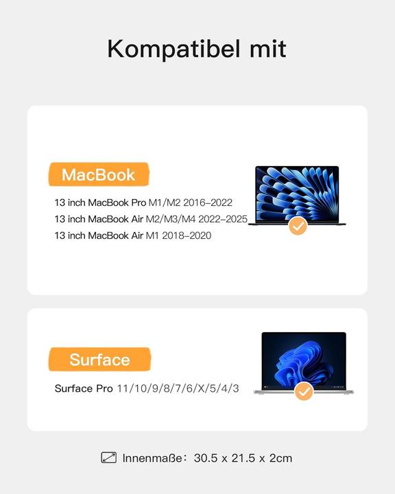 Produktbild Inateck LB03008-13 (13.60", Microsoft, Dell, Apple)