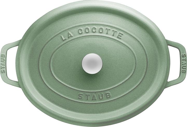 Productafbeelding Staub Ovale gietijzeren pan 4 2 ltr mint (Braadpan + kasserol, Gietijzer)