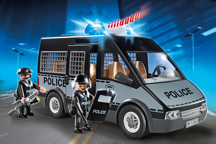 Image du produit Playmobil Voiture d'équipe de police avec son et lumière (6043, Playmobil City Action)