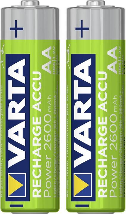 Produktbild Varta Recharge Accu Power (2 Stk., AA, 2600 mAh)