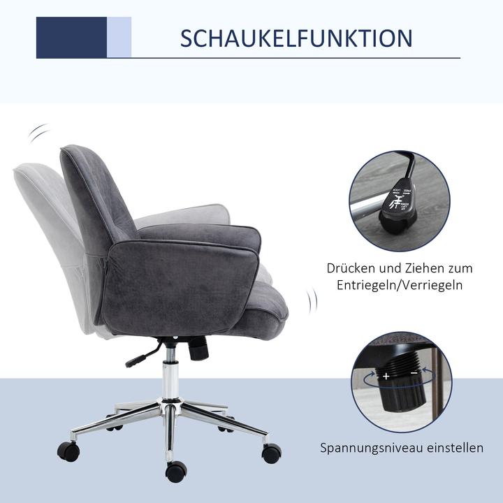 Image du produit Homcom Chaise de bureau ergonomique