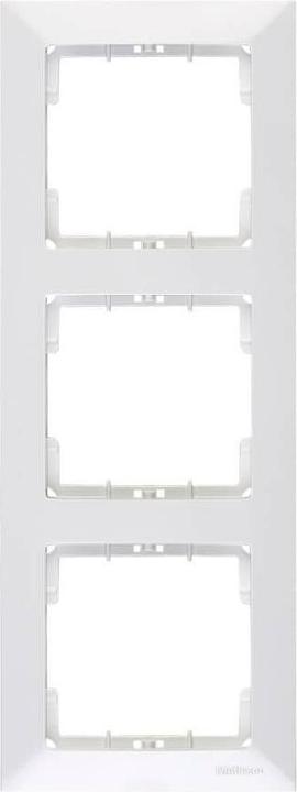 Image du produit Mutlusan Candela Cadre triple vertical blanc pour 3 modules