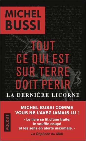 Actual product image Tout ce qui est sur Terre doit périr / La dernière licorne (French, Michel Bussi, 2019)