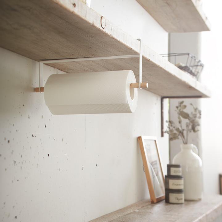 Actual product image Yamazaki Under-shelf kitchen roll holder TOSCA