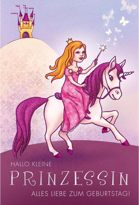 ABC Geburtstagskarte Prinzessin (1 Stk.)