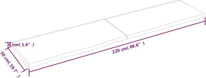 Produktbild VidaXL Emerald (220 x 4 x 50 cm)