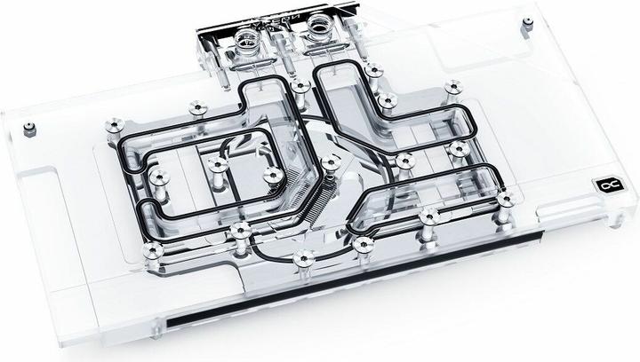 Actual product image Alphacool Ice Block Aurora GPX-A RX 6700XT Gaming X with Backplate - Acrylic + Nickel