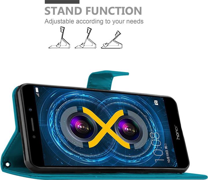 Produktbild Cadorabo Flower Book Cover (Honor 6X)