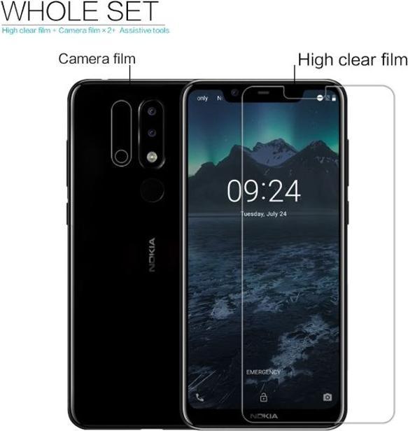 Actual product image Nillkin Super Clear Series Protective Film (1 Piece, Nokia 5.1 Plus)