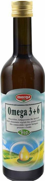 Immagine prodotto Morga Omega 3+6 biologico spremuto a freddo (500 ml)