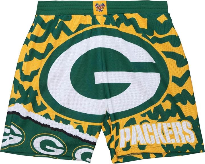 Produktbild Mitchell & Ness M&N Green Bay Packers JUMBOTRON Basketball Shorts - S (S)
