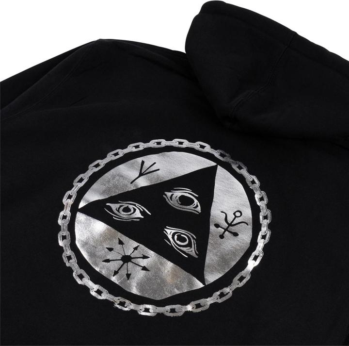 Immagine prodotto Welcome Tali Chain Felpa con cappuccio nera/foglia d'argento (M)