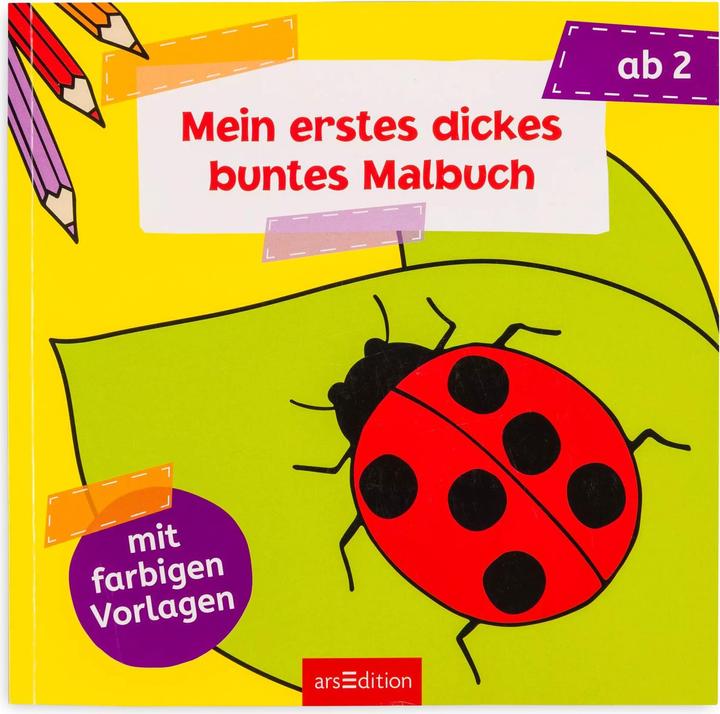 Mein erstes dickes buntes Malbuch