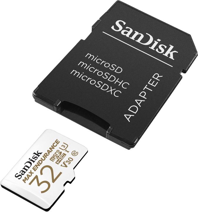 Image du produit SanDisk endurance maximale (32 Go, microSDHC, U3, UHS-I)