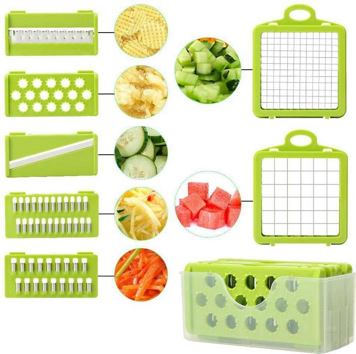 Actual product image JTI Vegetable chopper - 7 different blades