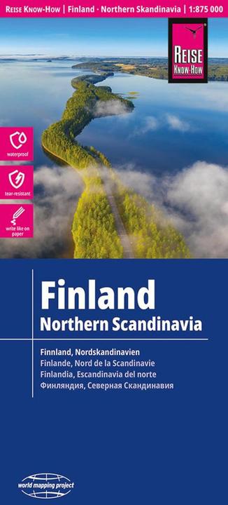 Produktbild Landkarte Finnland und Nordskandinavien 1 : 875 000 875000