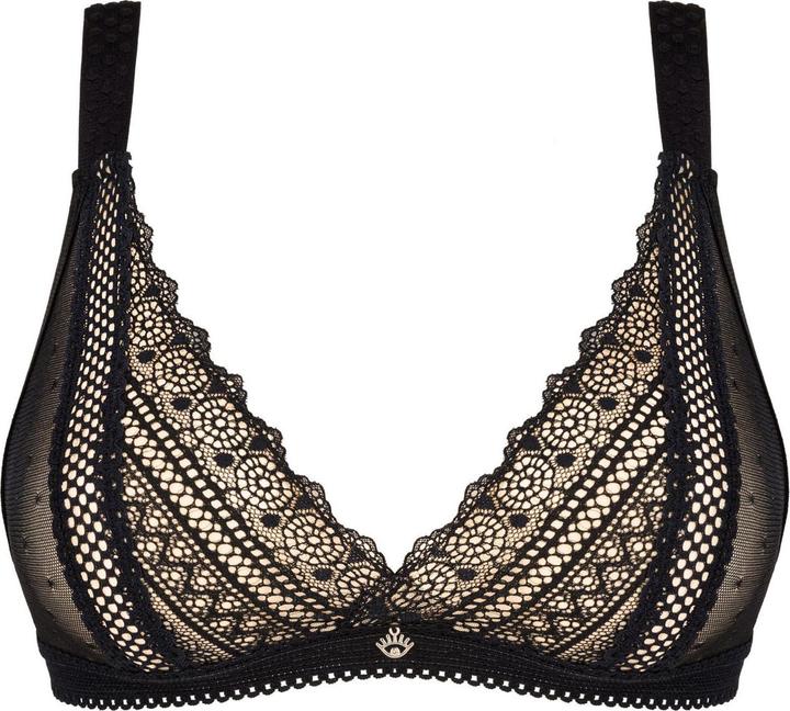 Actual product image Obsessive Estiqua Bra - Black (Single pack, M, L)