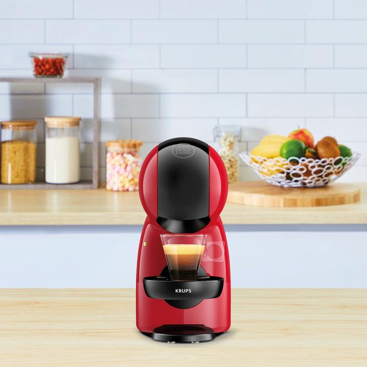 Produktbild Krups Nescaf Dolce Gusto Piccolo XS rood koffiezetapparaat Ultra Compact koffiepad koffiemachine multidran (NESCAFÉ Dolce Gusto)