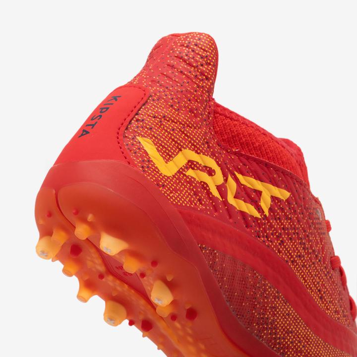 Actual product image Kipsta Kids' Lace-Up Football Boots Viralto III MG/AG - Ice Flame (38)