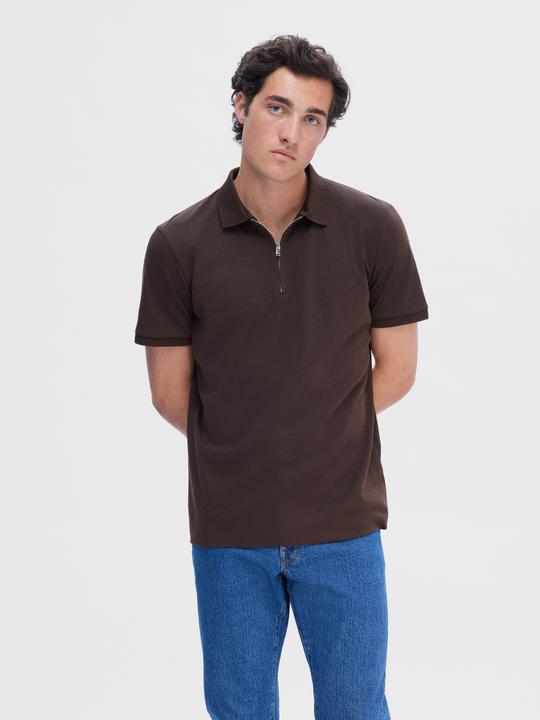 Image du produit Selected Homme Polo à fermeture éclair (XL)