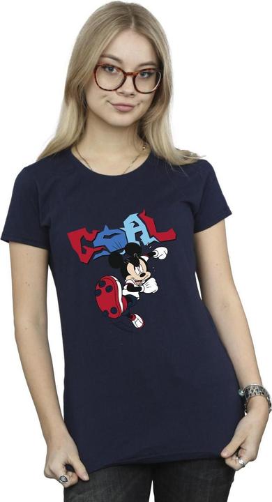 Immagine prodotto Disney Mickey Mouse Goal Striker Pose Maglietta Donna (M)