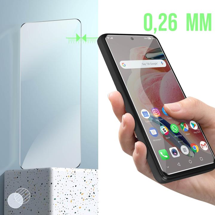 Produktbild Avizar 9H Härtegrad Glas-Displayschutzfolie (1 Stück, Xiaomi Poco X5)
