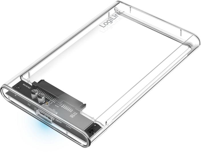 LogiLink Festplattengehäuse 2,5", HDD/SSD, USB 3.0, werkzeuglos (2.5")