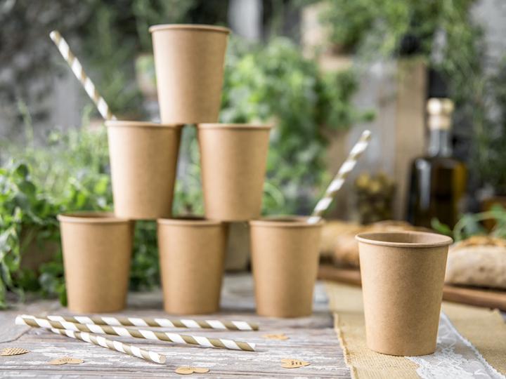 Immagine prodotto Partydeco Cannucce di carta con strisce opache dorate (10 pz.) (10 x)