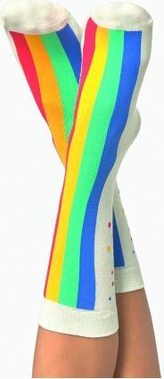 Actual product image Eat My Socks Socks, Rainbow Cake (One size)