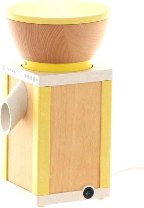 Produktbild Komo Mio Getreidemühle Gelb aus Buchenholz Motor 400 Watt
