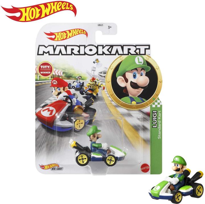 Hot Wheels Mario Kart Replica Die-Cast Assorted