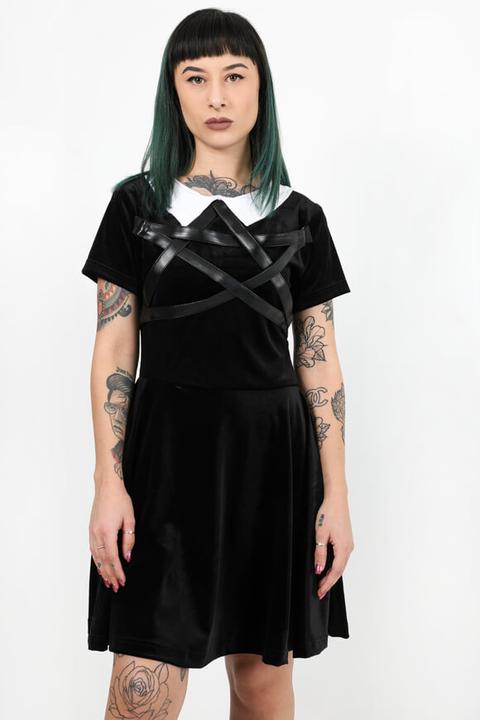Produktbild Heartless Samt Kleid (S)